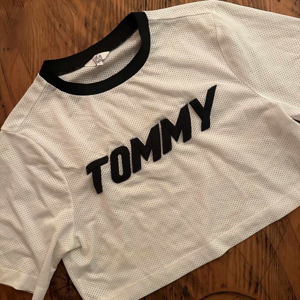 TOMMY Cropped Jersey Tee